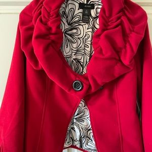 Ali Miles Jacket Size X Small NWT Red Lined